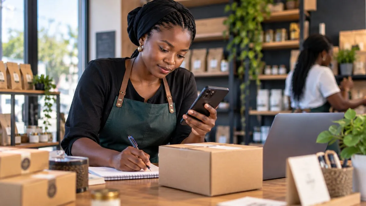 Activité commerciale contemporaine à Dakar